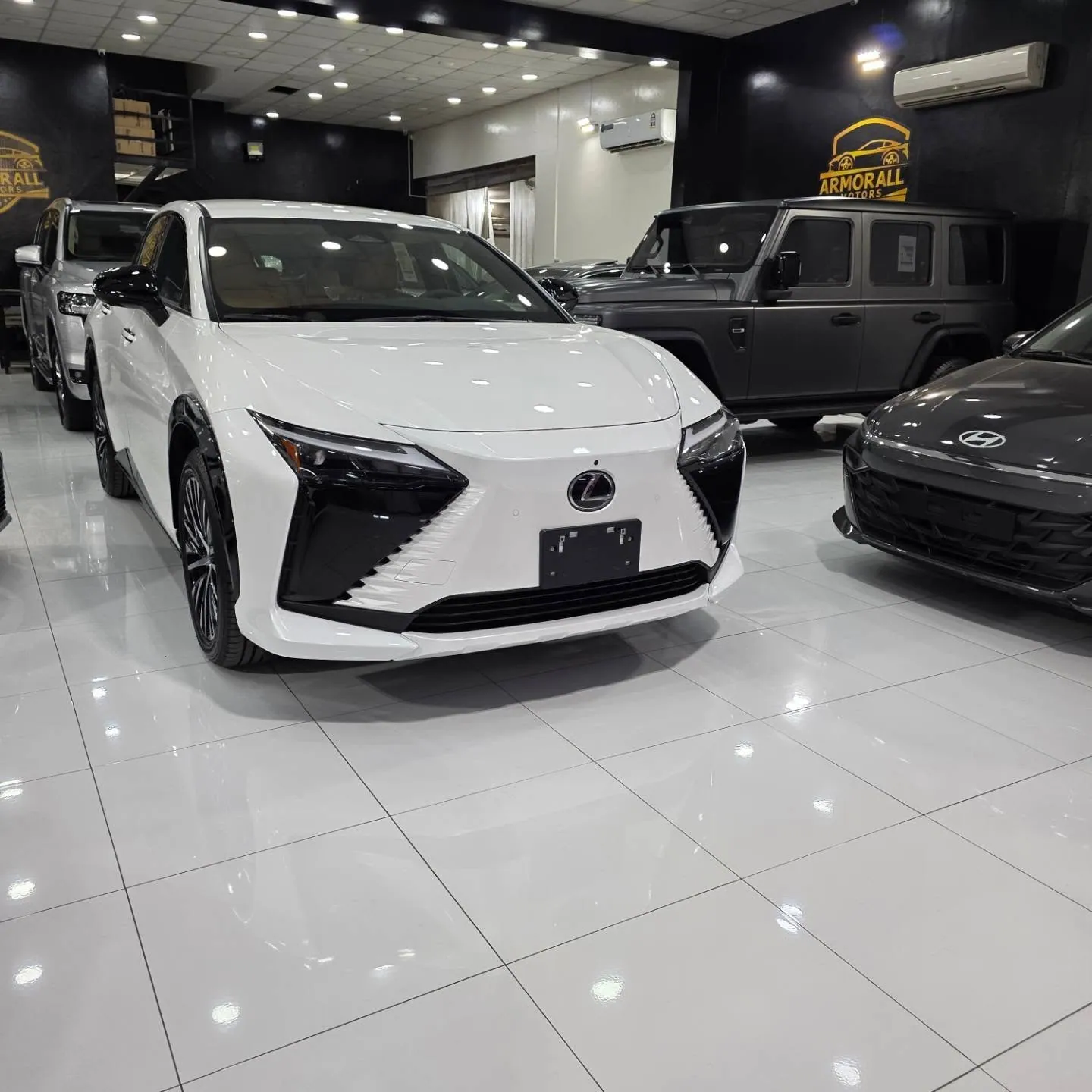 2026 Lexus RZ 500e, front three-quarter view
